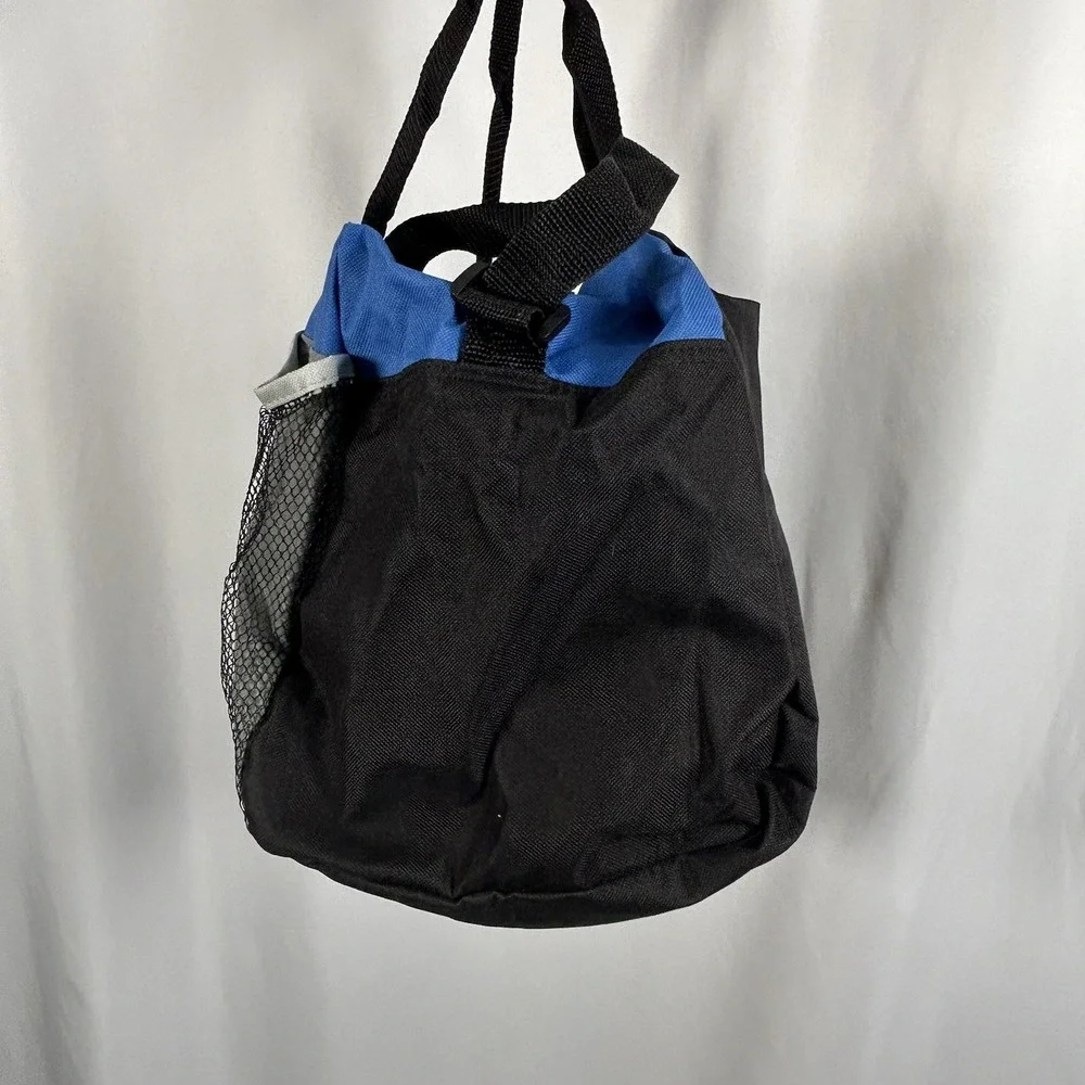 SAMSUNG Duffel Bag Gym Bag Black Blue Gray Zip 17